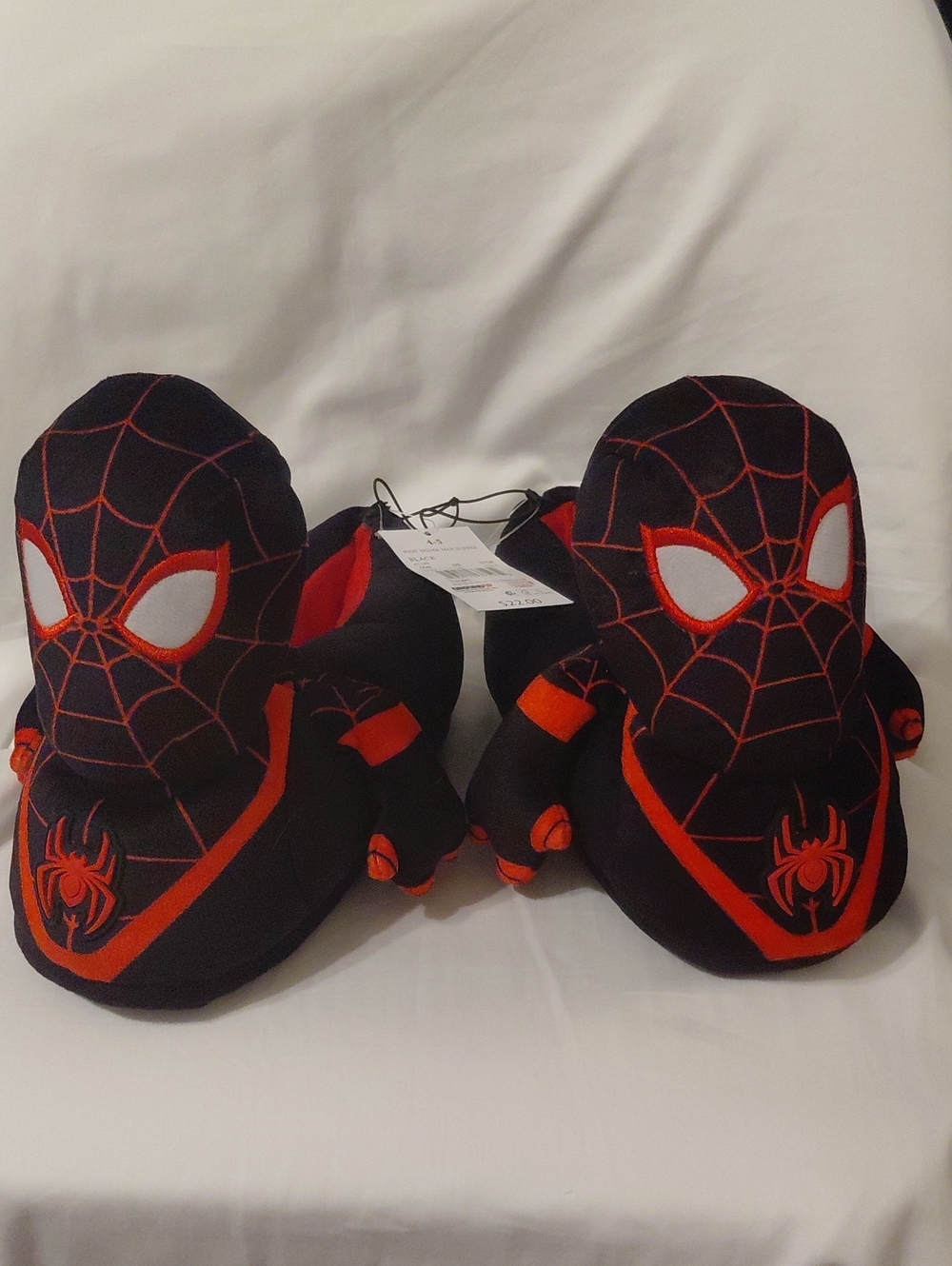 Marvel Kids Spider-Man Slippers Size 4-5